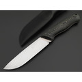 Eagle Knives нож Hunter 1 сталь D2 стоунвош, рукоять G10 чёрный с зелёным