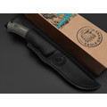 Eagle Knives нож Fisher 1 сталь D2 стоунвош, рукоять G10 чёрный с зелёным Eagle Knives нож Fisher 1 сталь D2 стоунвош, рукоять G10 чёрный с зелёным