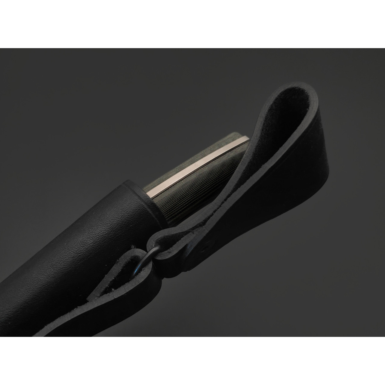 Eagle Knives нож Fisher 1 сталь D2 стоунвош, рукоять G10 чёрный с зелёным