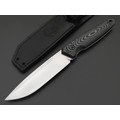 Eagle Knives нож Aviator 1 сталь D2 стоунвош, рукоять G10 чёрный с серым