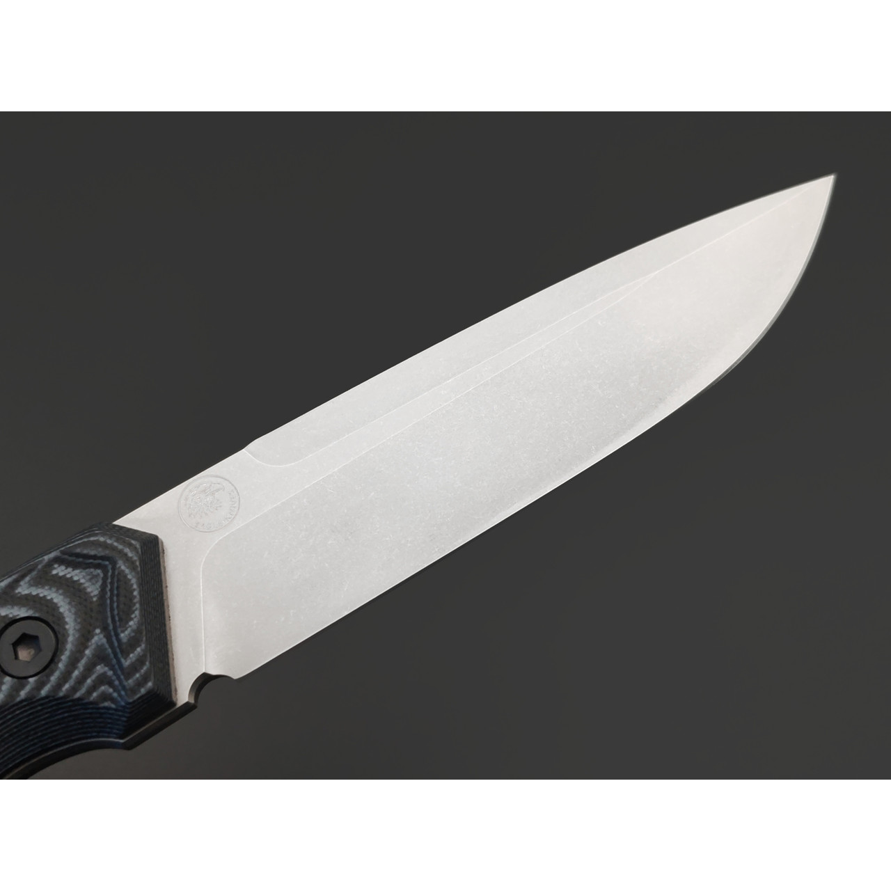 Eagle Knives нож Aviator 1 сталь D2 стоунвош, рукоять G10 чёрный с серым