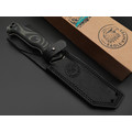Eagle Knives нож Combat 2 сталь D2 стоунвош, рукоять G10 чёрный с зелёным Eagle Knives нож Combat 2 сталь D2 стоунвош, рукоять G10 чёрный с зелёным