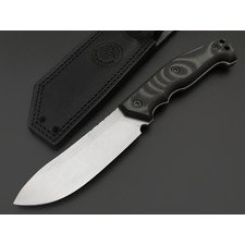 Eagle Knives нож Combat 2 сталь D2 стоунвош, рукоять G10 чёрный с зелёным