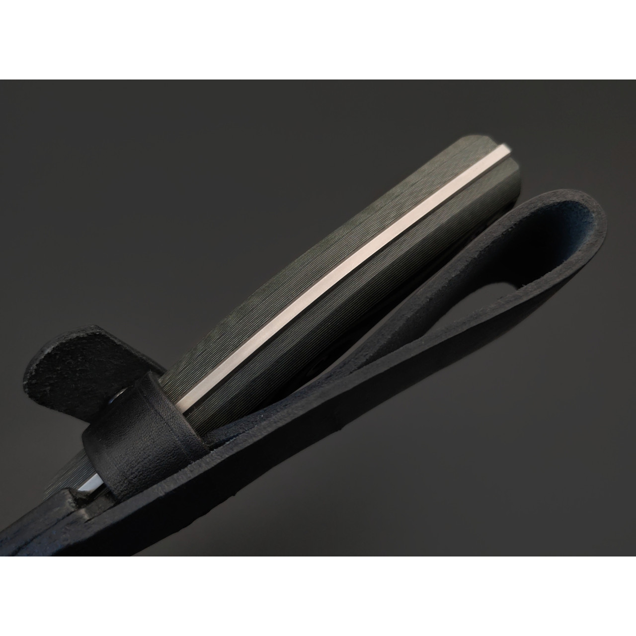 Eagle Knives нож Combat 1 сталь D2 стоунвош, рукоять G10 чёрный с зелёным