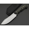 Eagle Knives нож Combat 1 сталь D2 стоунвош, рукоять G10 чёрный с зелёным