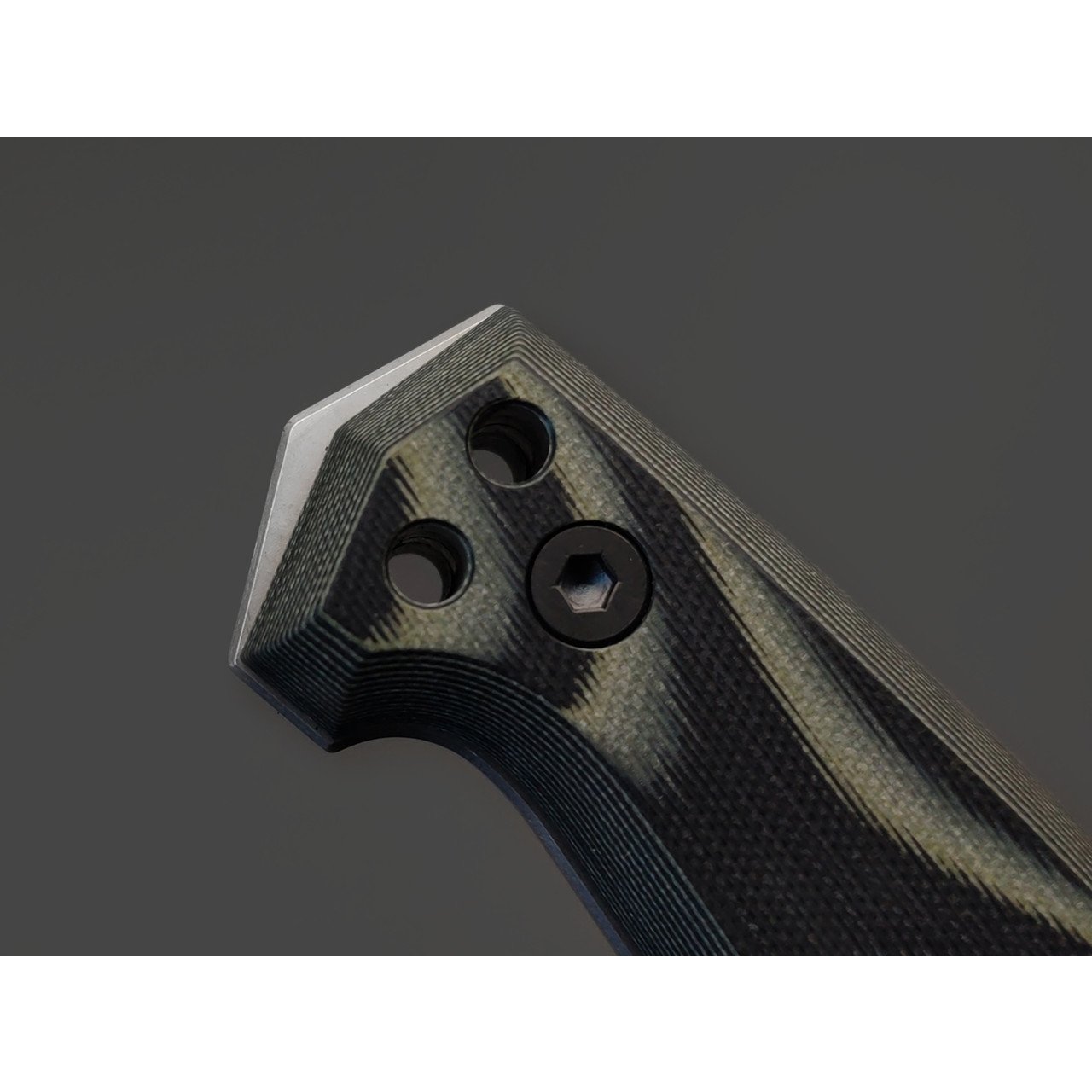 Eagle Knives нож Combat 1 сталь D2 стоунвош, рукоять G10 чёрный с зелёным