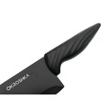 Okroshka нож сантоку Crouton OK912P-B-SN сталь 5Cr15MoV, чёрное покрытие, рукоять Полимер