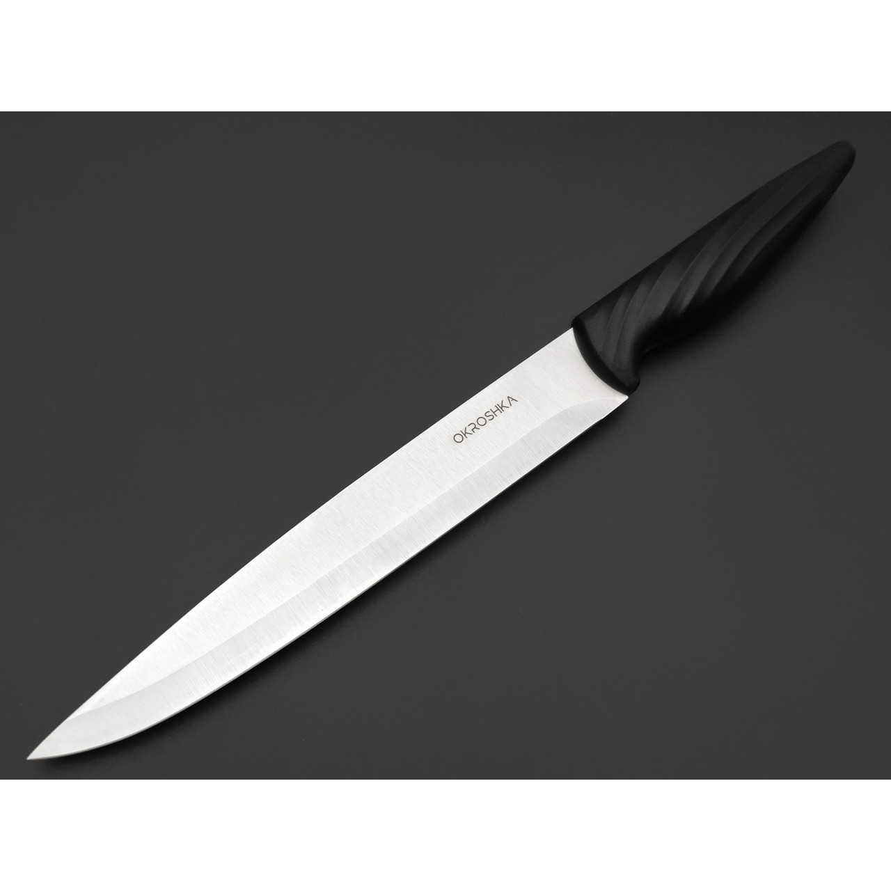 Okroshka филейный нож Crouton OK912P-W-FL сталь 5Cr15MoV, рукоять Полимер
