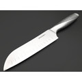 Okroshka сантоку нож Wasabi OK212S-SN сталь 5Cr15MoV, рукоять Сталь 430