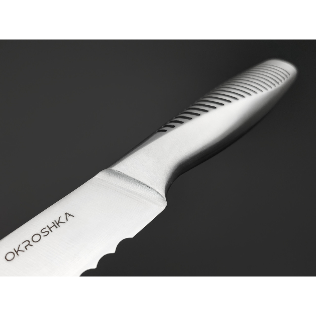 Okroshka хлебный нож Wasabi OK212S-BR сталь 5Cr15MoV, рукоять Сталь 430