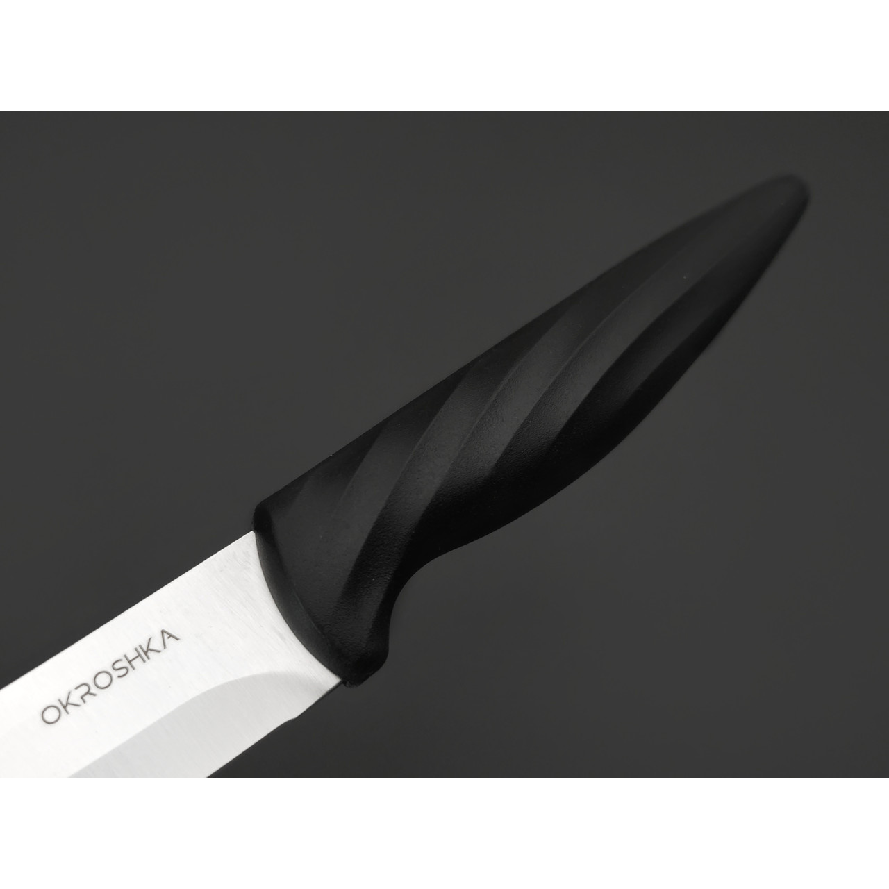 Okroshka овощной нож Crouton OK912P-W-VG сталь 5Cr15MoV, рукоять Полимер