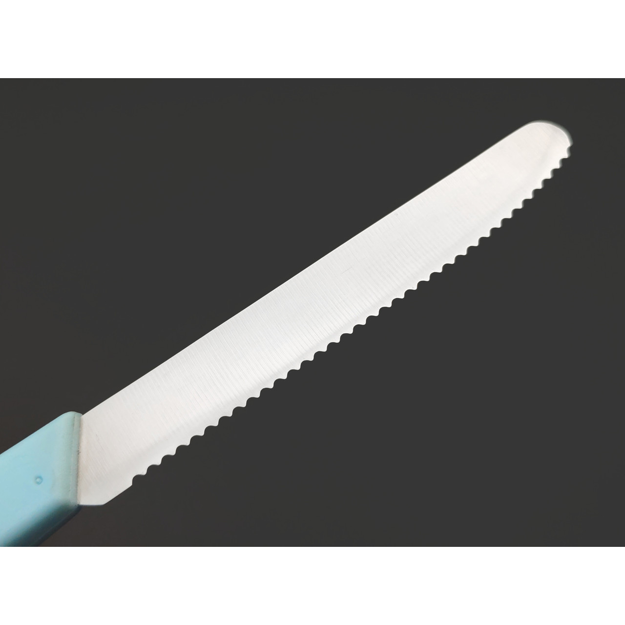 Okroshka нож столовый Salad OK225P-BL-CTS сталь 5Cr15MoV, рукоять Полимер голубой