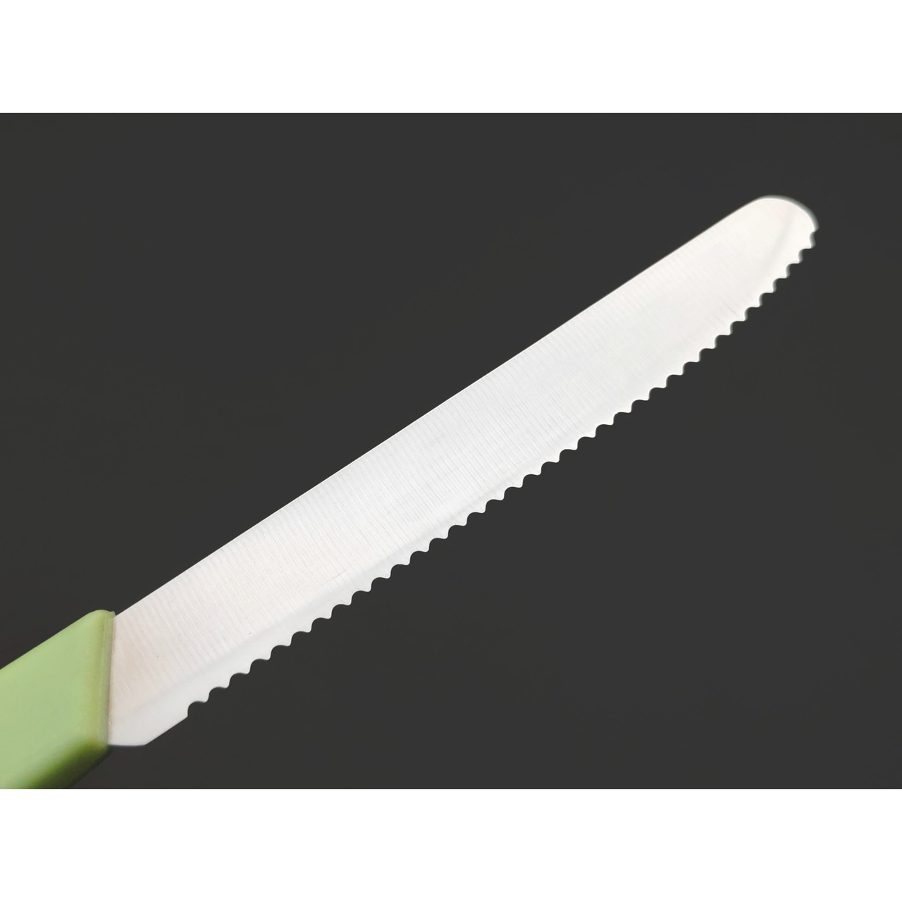 Okroshka нож столовый Salad OK225P-GN-CTS сталь 5Cr15MoV, рукоять Полимер зелёный