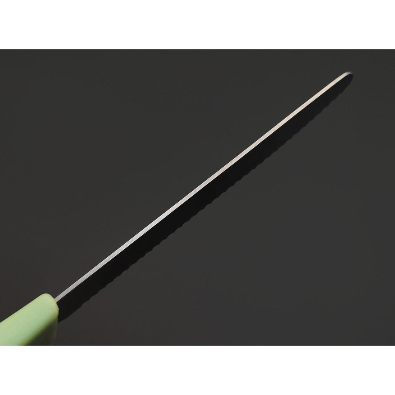 Okroshka нож столовый Salad OK225P-GN-CTS сталь 5Cr15MoV, рукоять Полимер зелёный