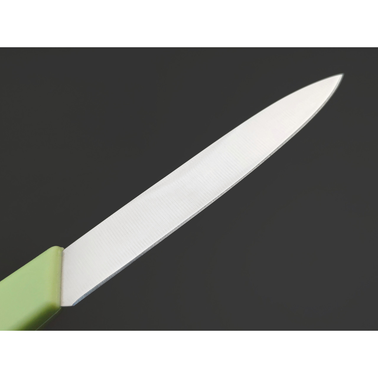 Okroshka нож для фруктов и овощей Salad OK225P-GN-FR сталь 5Cr15MoV, рукоять Полимер зелёный
