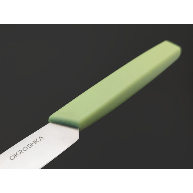 Okroshka нож для овощей Salad OK225P-GN-VG сталь 5Cr15MoV, рукоять Полимер зелёный