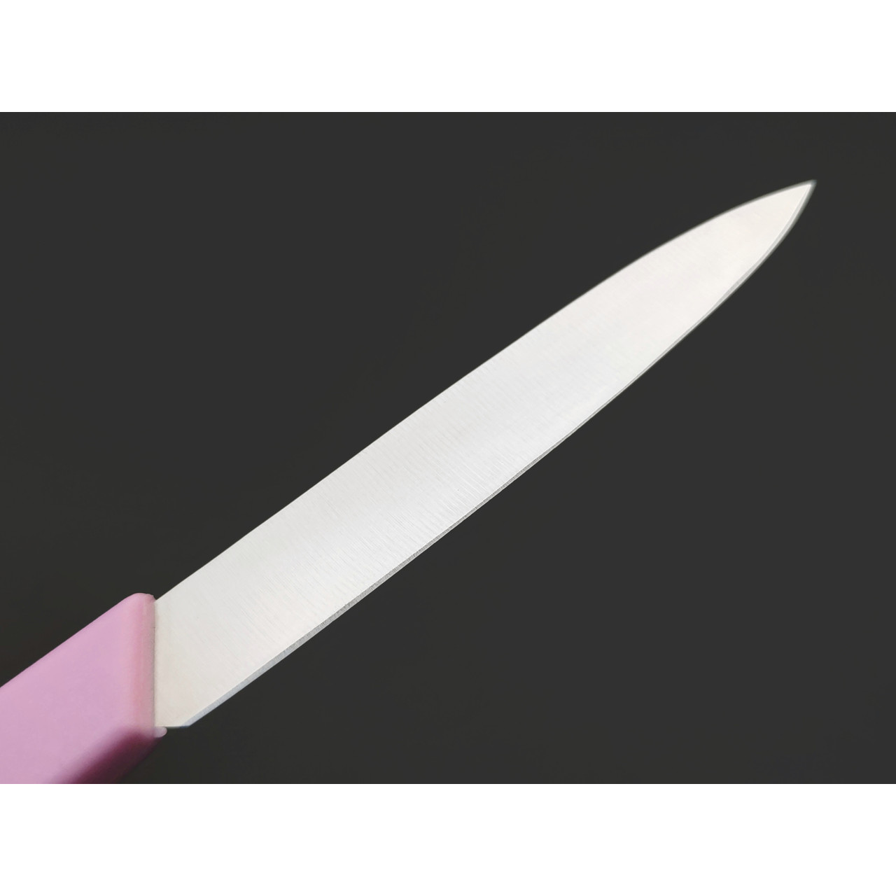 Okroshka нож для фруктов и овощей Salad OK225P-PN-FR сталь 5Cr15MoV, рукоять Полимер розовый