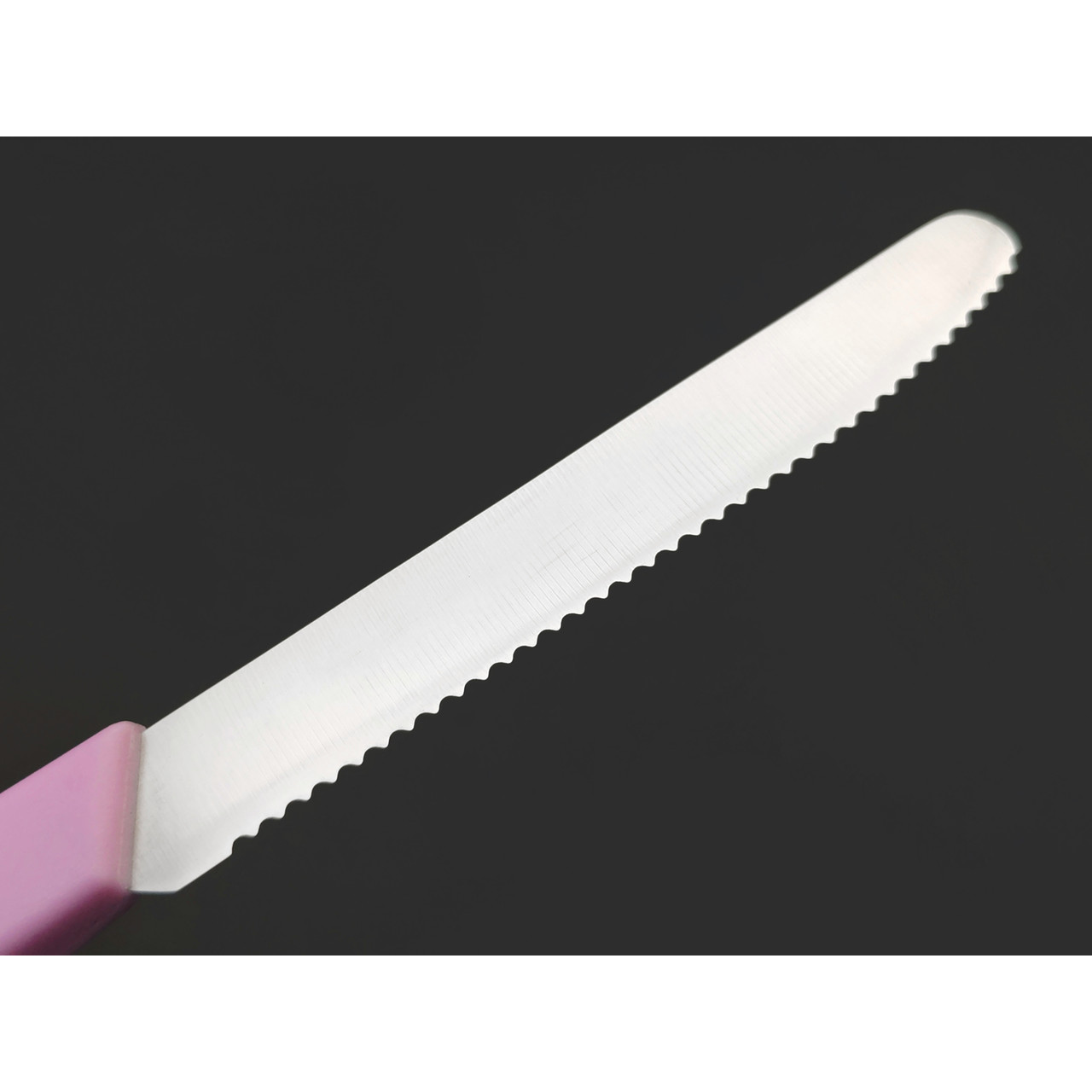 Okroshka нож столовый Salad OK225P-PN-CTS сталь 5Cr15MoV, рукоять Полимер розовый