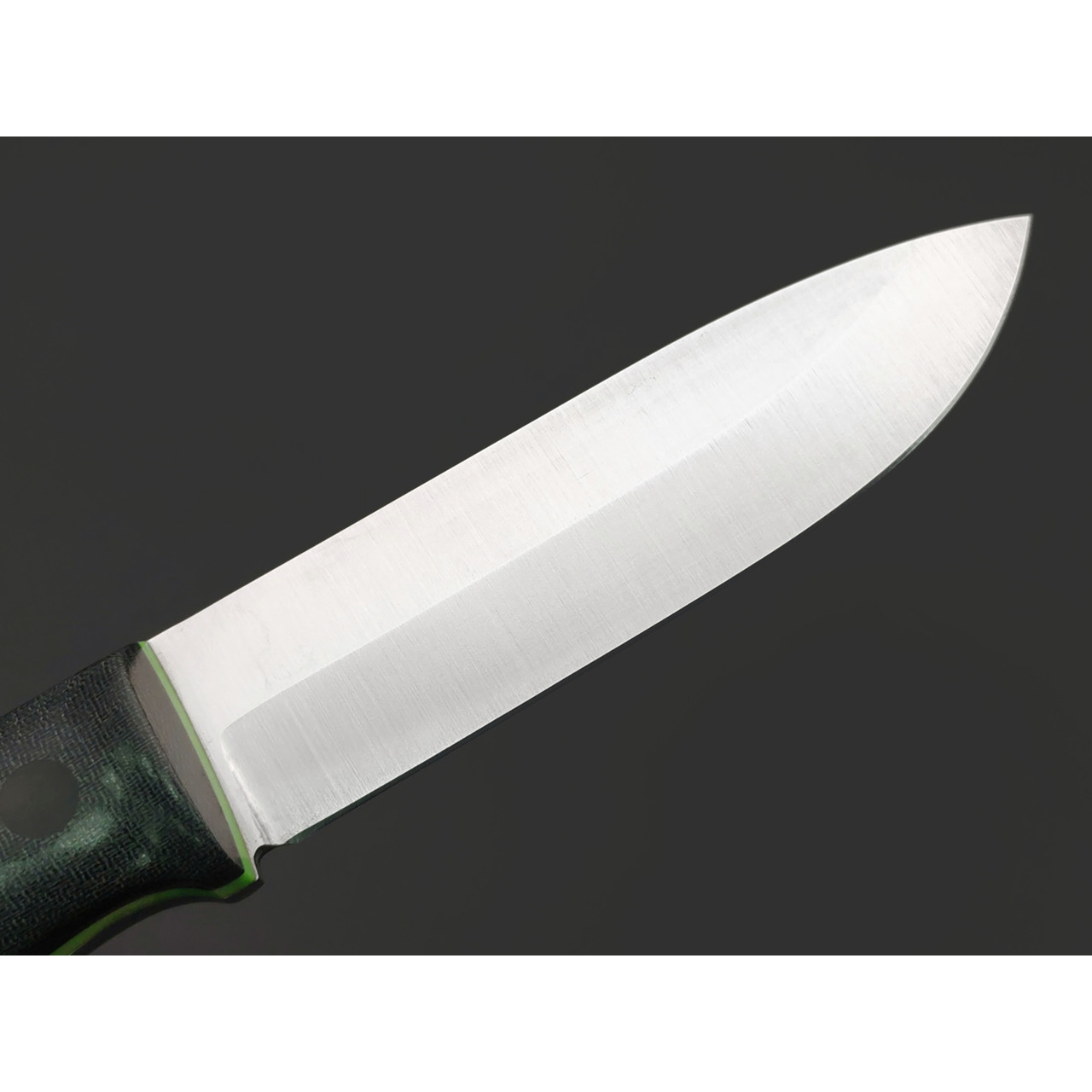 Zh Knives нож Топь сталь Cr8Mo1VSi сатин, рукоять Микарта тёмно-зелёная, G10 зелёный