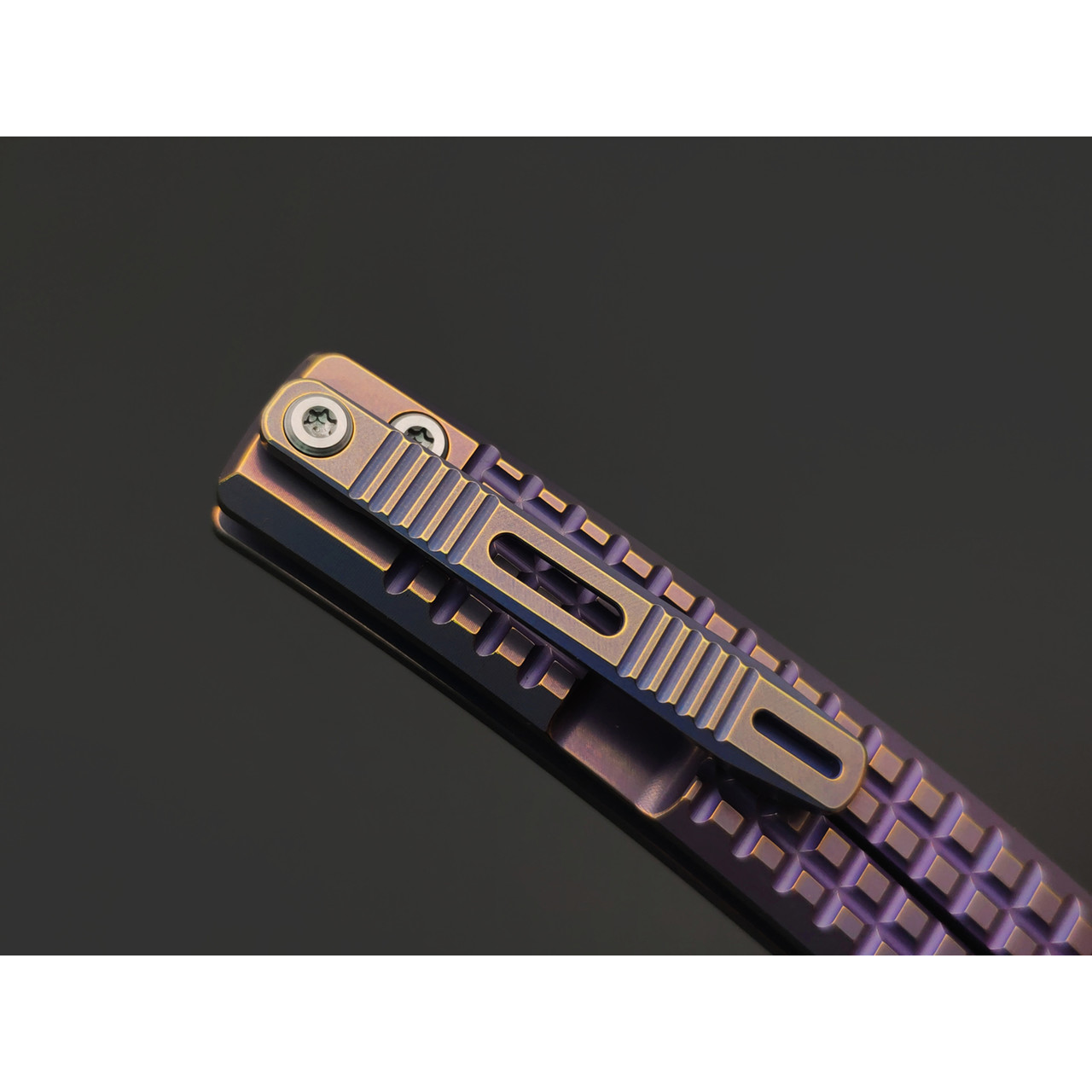 Dr.Tech складной нож Corvet Pro D9613P сталь M390, рукоять Титан TC4 фиолетовый