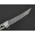 Dr.Tech складной нож Katana Fold Pro D7406G сталь Ламинат VG-10 и Дамаск, рукоять Титан TC4 серый Dr.Tech складной нож Katana Fold Pro D7406G сталь Ламинат VG-10 и Дамаск, рукоять Титан TC4 серый
