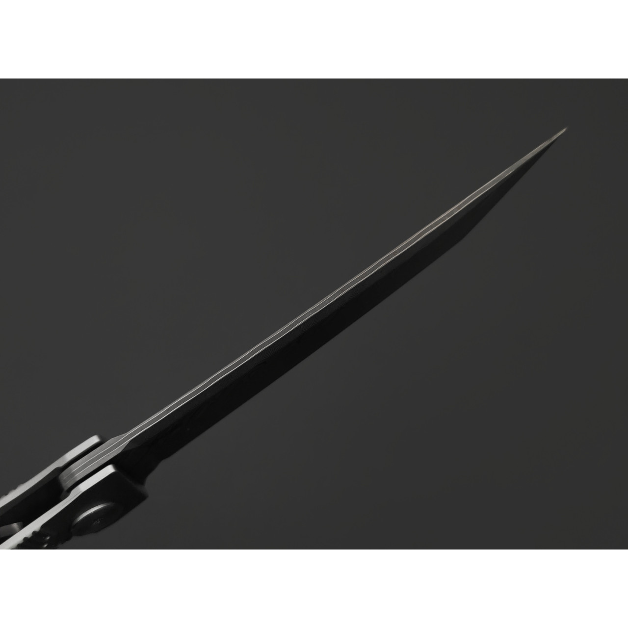 Dr.Tech складной нож Katana Fold Pro D7406G сталь Ламинат VG-10 и Дамаск, рукоять Титан TC4 серый
