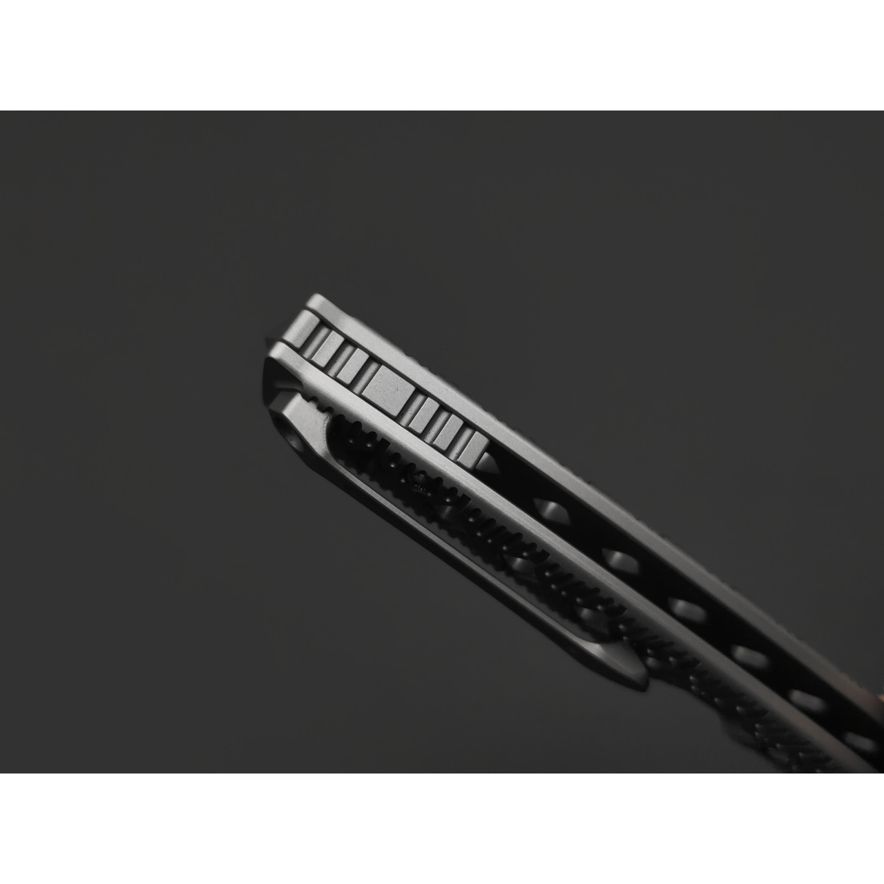 Dr.Tech складной нож Katana Fold Pro D7406G сталь Ламинат VG-10 и Дамаск, рукоять Титан TC4 серый