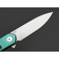 Dr.Tech складной нож Zenith D4288BL сталь M390, рукоять Титан TC4 бирюзовый, карбон Dr.Tech складной нож Zenith D4288BL сталь M390, рукоять Титан TC4 бирюзовый, карбон