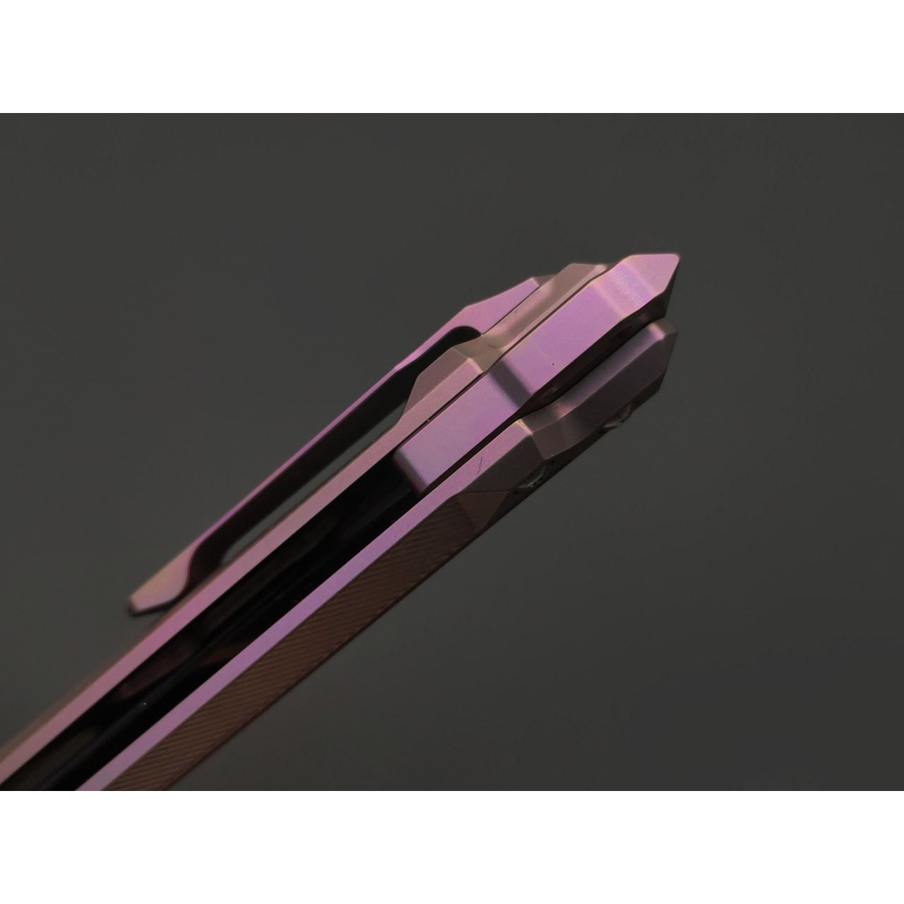 Dr.Tech складной нож Stormway D5311TP сталь S35VN, рукоять Титан TC4 фиолетовый