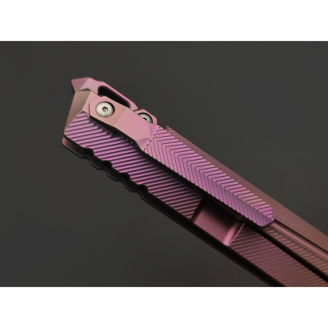 Dr.Tech складной нож Stormway D5311TP сталь S35VN, рукоять Титан TC4 фиолетовый