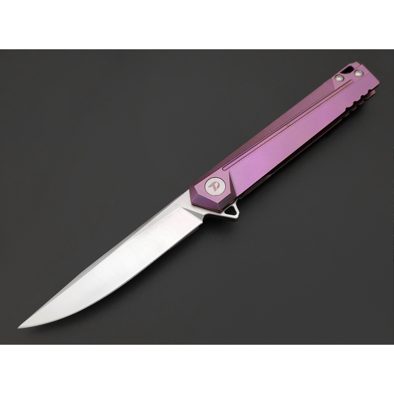 Dr.Tech складной нож Stormway D5311TP сталь S35VN, рукоять Титан TC4 фиолетовый
