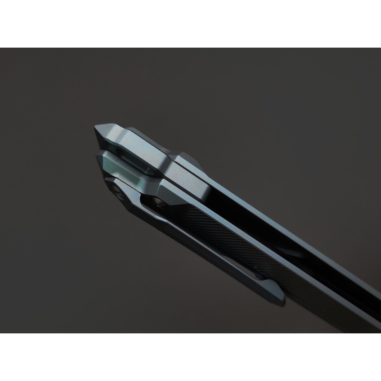Dr.Tech складной нож Stormway D5311TB сталь S35VN, рукоять Титан TC4 синий