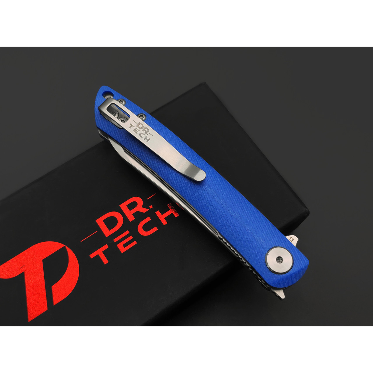 Dr.Tech складной нож Kogatana S D4224SBL сталь D2, рукоять G10 синий