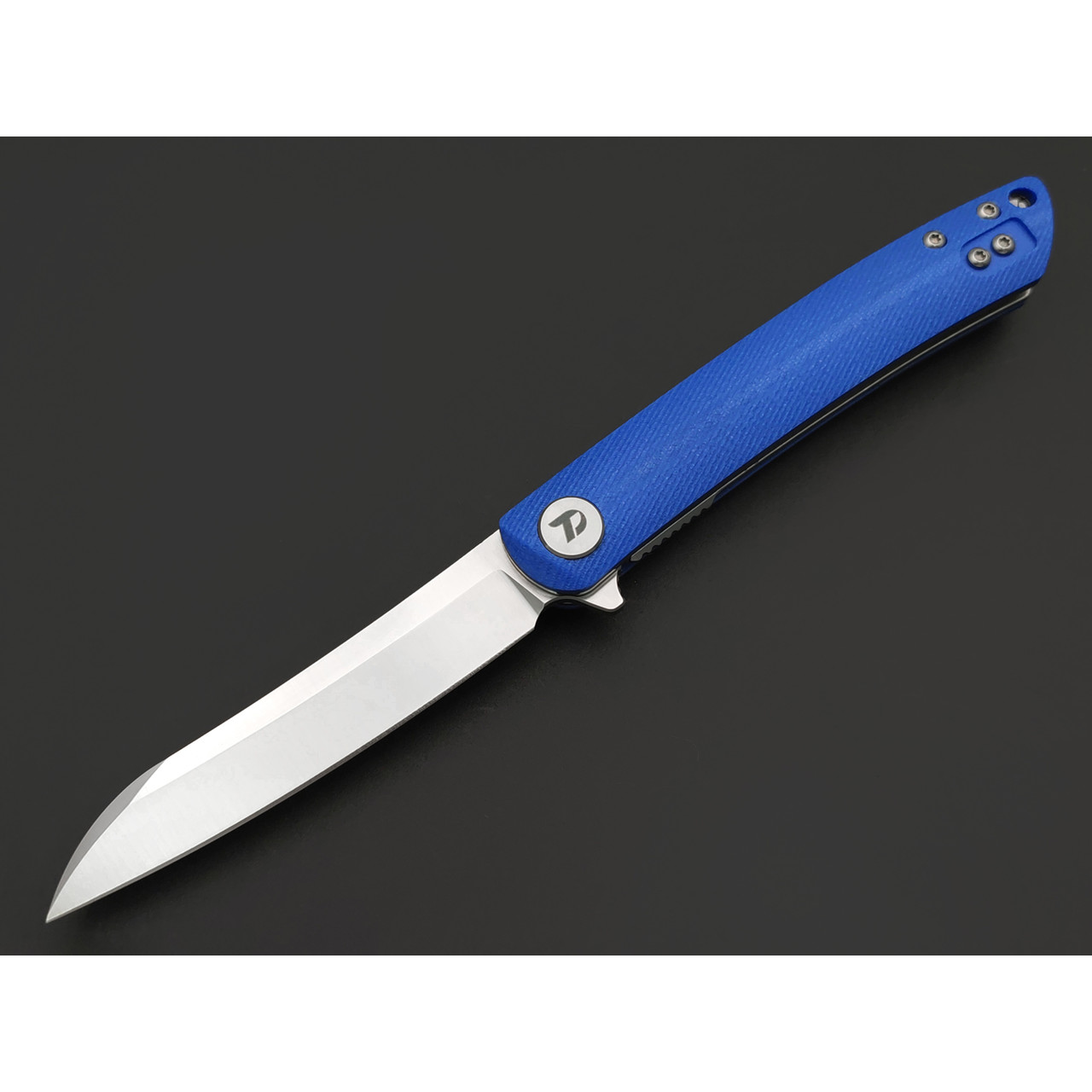 Dr.Tech складной нож Kogatana S D4224SBL сталь D2, рукоять G10 синий