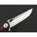 Dr.Tech складной нож Ruby D3898MR сталь D2, рукоять Микарта красная