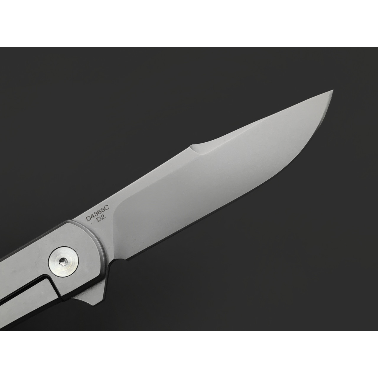 Dr.Tech складной нож Razor D4368C сталь D2, рукоять Титан TC4 чёрный, карбон
