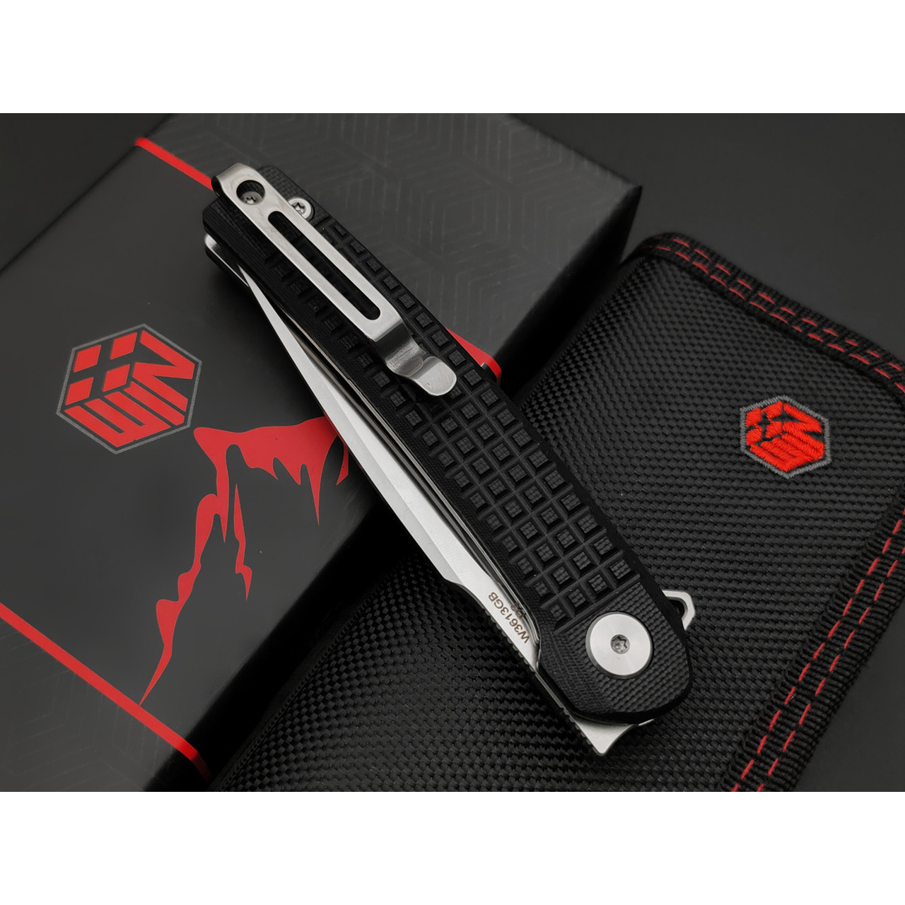 WIN+ by Dr.Tech складной нож Corvet W3613GB сталь D2, рукоять G10 чёрный