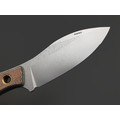 PhantomTools нож Канюк 2.0 сталь N690 стоунвош, рукоять Микарта коричневый с ерым холст, ножны Кайдекс олива PhantomTools нож Канюк 2.0 сталь N690 стоунвош, рукоять Микарта коричневый с ерым холст, ножны Кайдекс олива