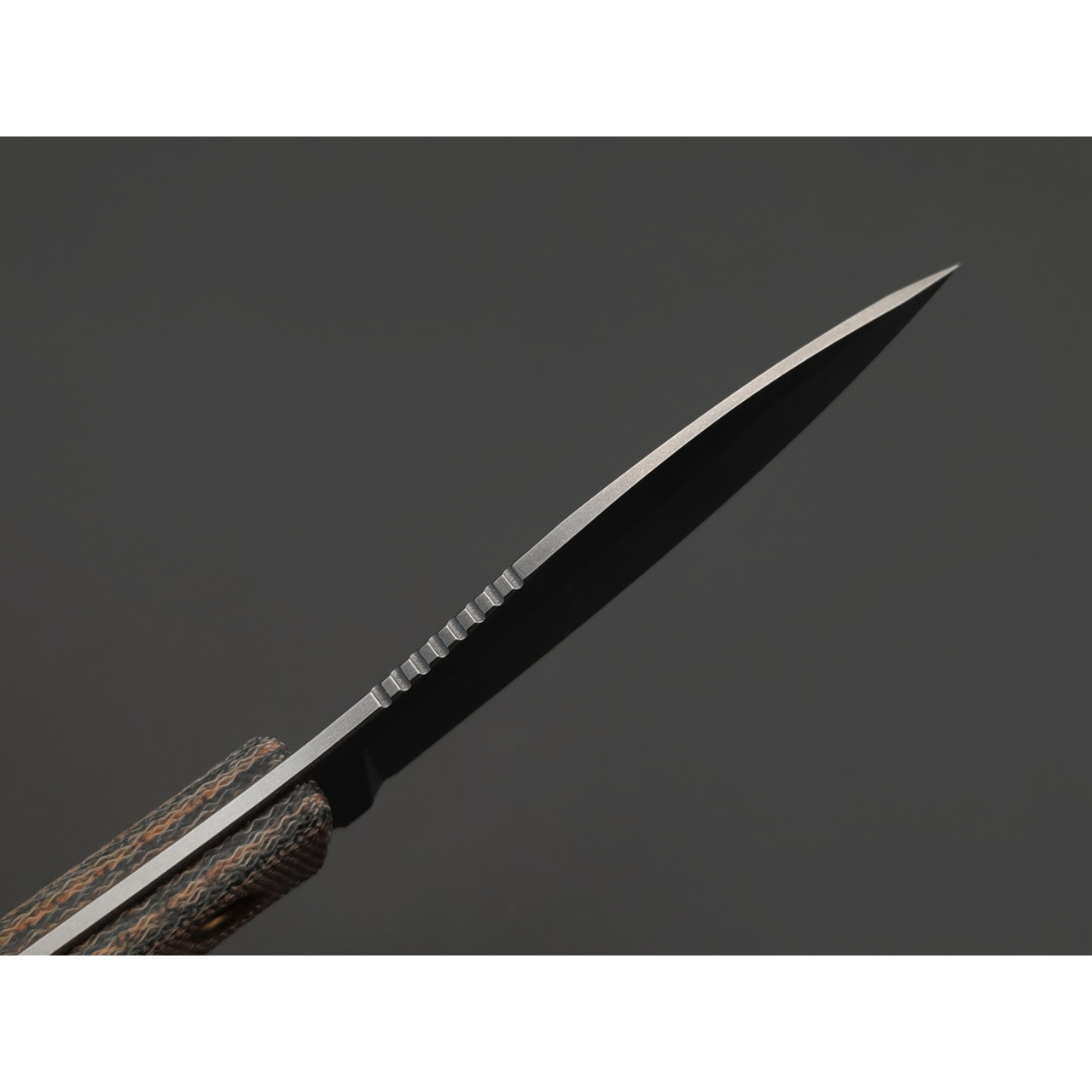 PhantomTools нож Канюк 2.0 сталь N690 стоунвош, рукоять Микарта коричневый с ерым холст, ножны Кайдекс олива
