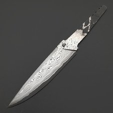 Кузница Васильева кованый клинок КЛВ252 сталь Ламинат K390, 128х29х3.4 мм