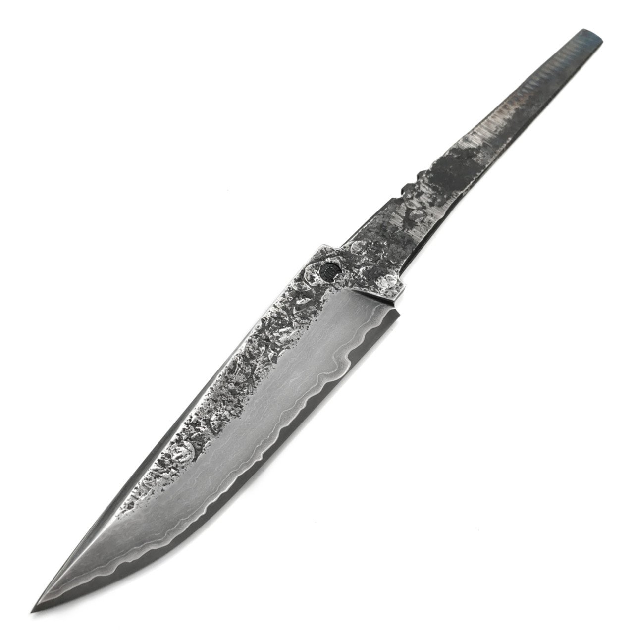 Кузница Васильева кованый клинок КЛВ256 сталь Ламинат K390, 127х30х4.2 мм