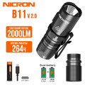 NICRON светодиодный мини фонарик B11 v. 2.0 2000LM IP67 NICRON светодиодный мини фонарик B11 v. 2.0 2000LM IP67