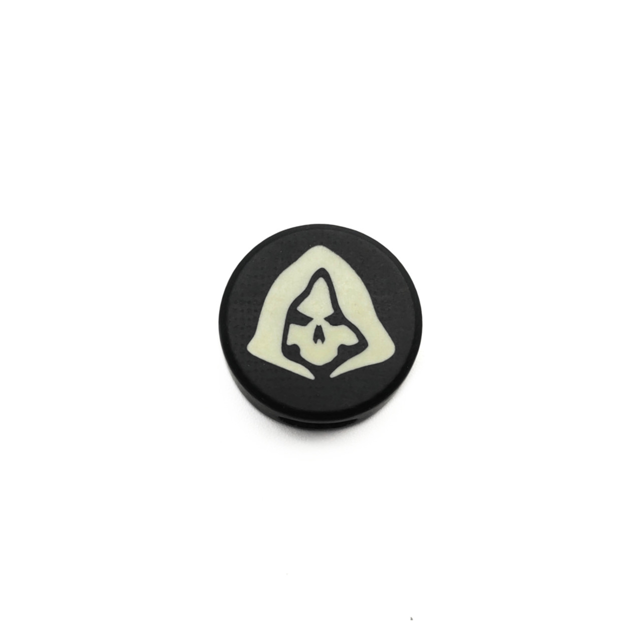 PhantomTools бусина с логотипом, G10 чёрный, люминофор