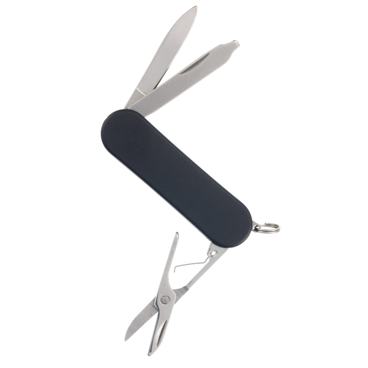 Stinger многофункциональный нож-брелок FK-K7003LG-BLACK сталь 420, рукоять алюминий чёрный