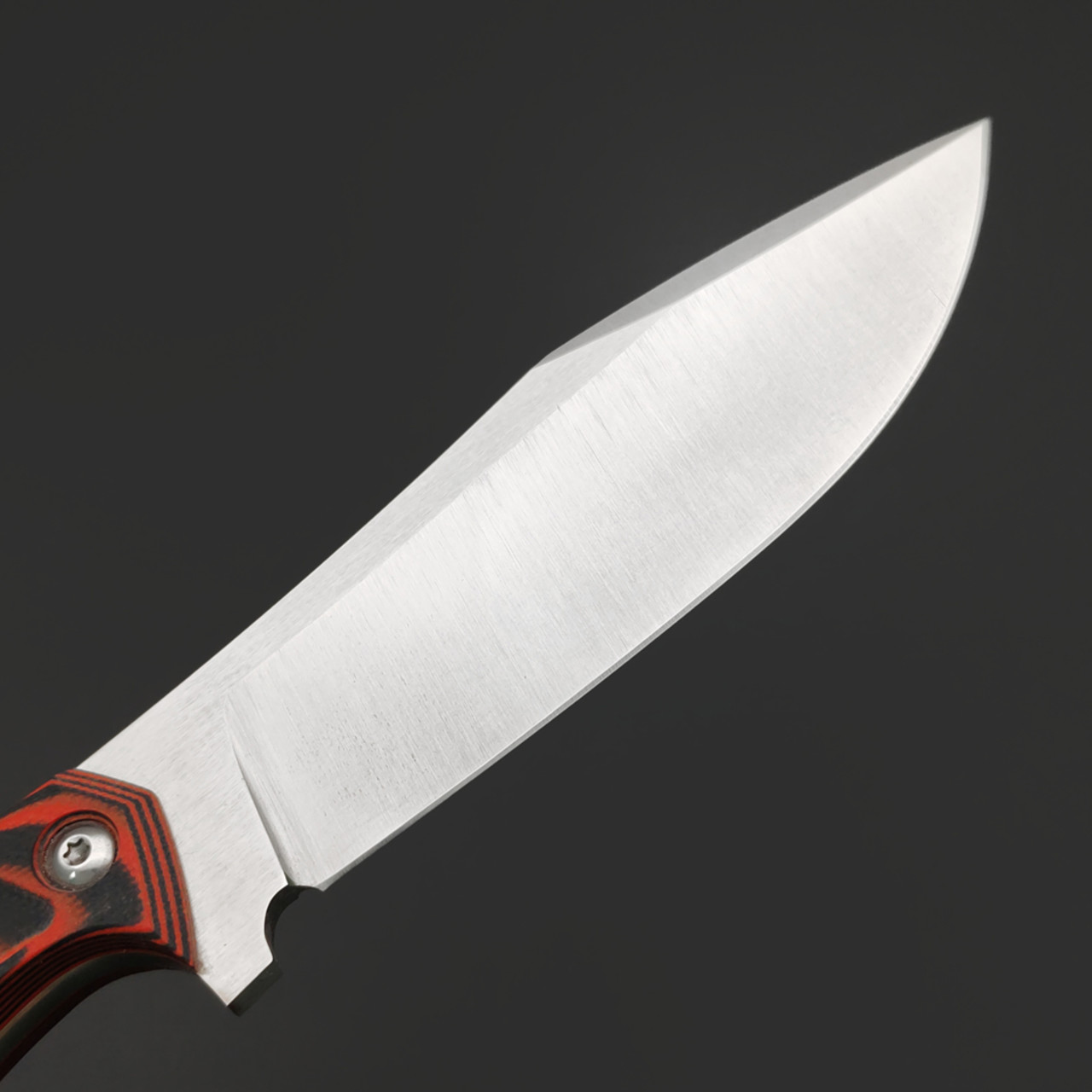 Техно Нож Махаон сталь K340, рукоять G10 красный с чёрным, ножны кайдекс красный