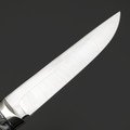 Платонов Д.Г. нож Тигр сталь S390, рукоять стаб. Шишка, акриловый композит чёрно-белый, мельхиор Платонов Д.Г. нож Тигр сталь S390, рукоять стаб. Шишка, акриловый композит чёрно-белый, мельхиор