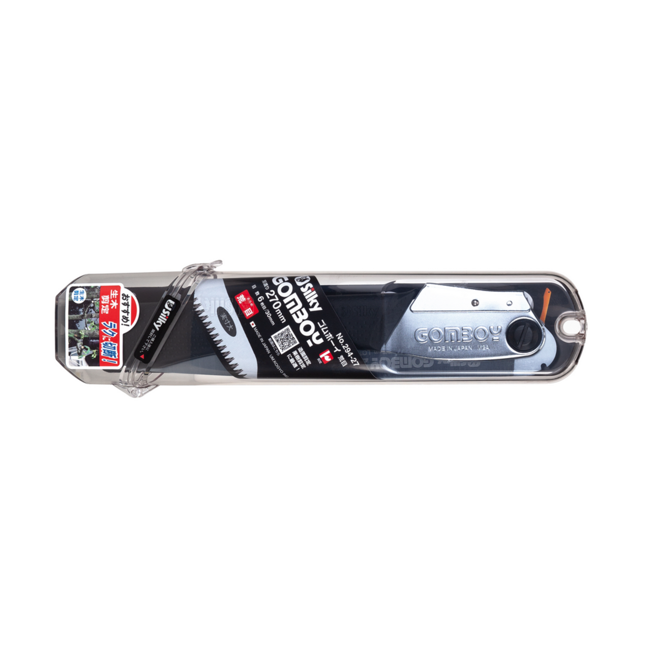 Silky пила складная Gomboy 270 мм 294-27, рукоять сталь, резина чёрная