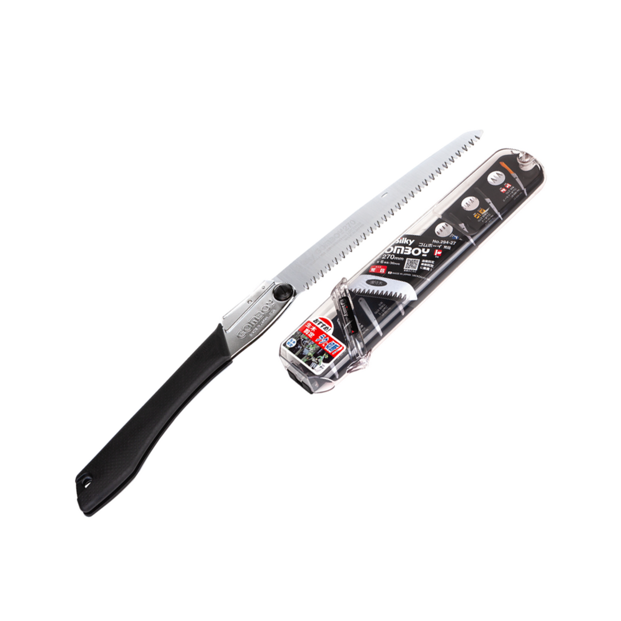 Silky пила складная Gomboy 270 мм 294-27, рукоять сталь, резина чёрная