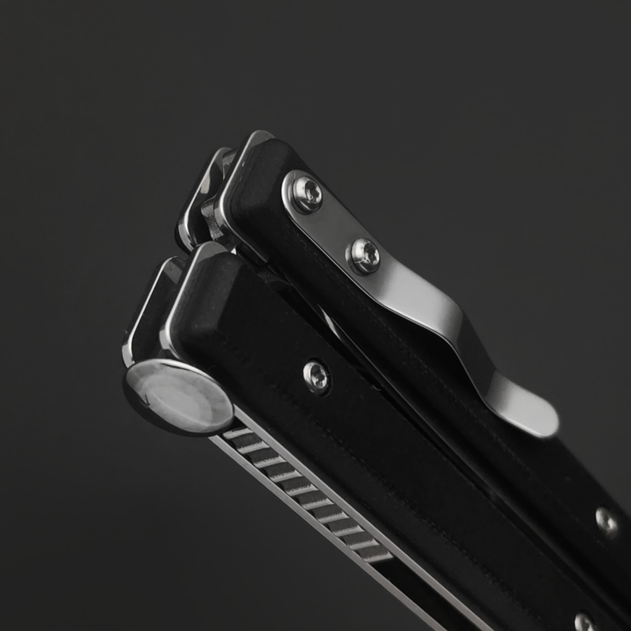 Нож Boker Plus Balisong Tactical Small 06EX004, сталь 440C, рукоять G10
