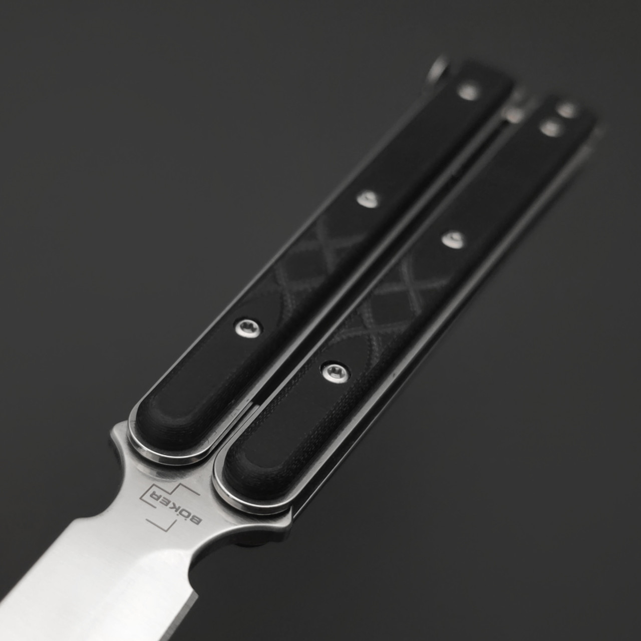 Нож Boker Plus Balisong Tactical Small 06EX004, сталь 440C, рукоять G10